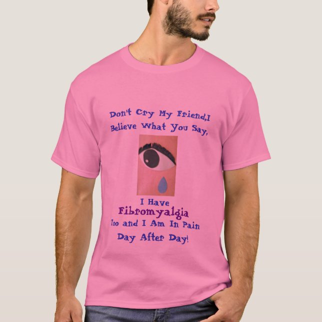 T-shirt Ne pleurent pas mon ami, je croient ce que vous (Devant)