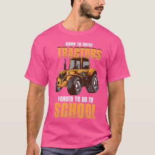 T-shirt Né pour conduire des tracteurs I Art de tracteur I