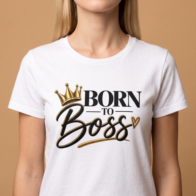 T-shirt Né pour diriger (Créateur téléchargé)