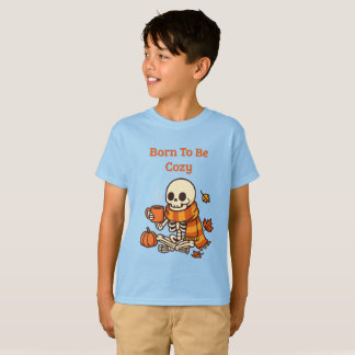 T-shirt Né pour être cosy – Squelette