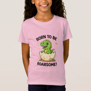 T-Shirt Né pour être un Dino Rugissant