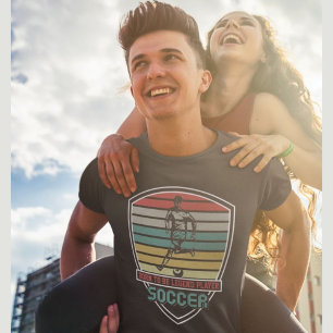 T-shirt Né Pour Être Un Joueur Légende Soccer