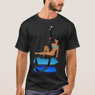 T-shirt Né pour être une légende de la pêche en Amérique