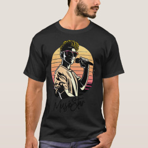 T-shirt Né pour être une star de la musique