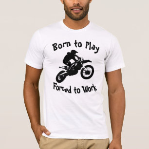 T-shirt Né pour jouer Dirt Racer