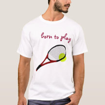 Né pour jouer, Tennis Ball et Racquet, Chic tendan