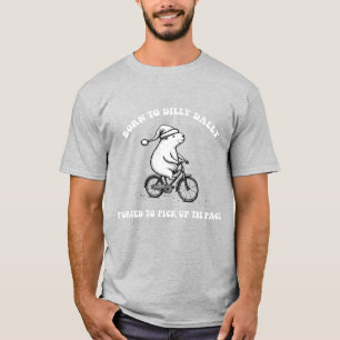 T-shirt Né pour lambiner, forcé d'accélérer le rythme