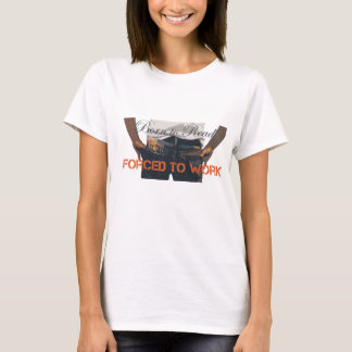 T-shirt Né pour Lire. Débardeur de culture contraint au tr