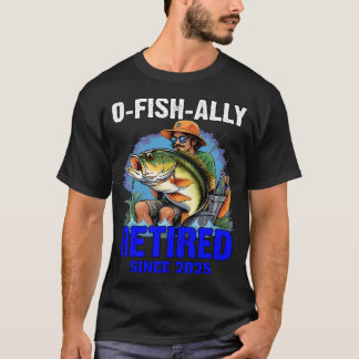 T-shirt Né pour pêcher