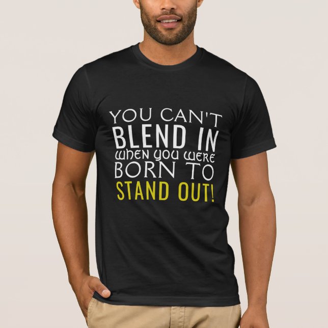 T-shirt Né pour se lever (Devant)