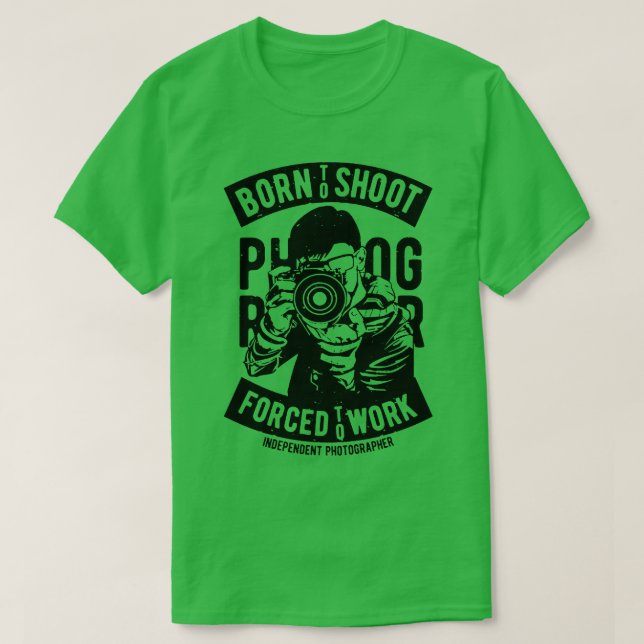 T-shirt Né pour tirer (Design devant)