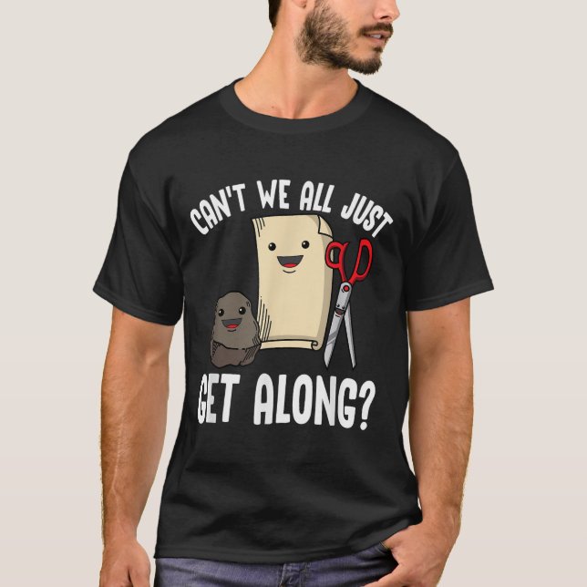 T-shirt Ne pouvons-nous pas tous nous contenter d'Along_ C (Devant)