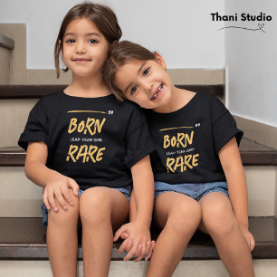 T-Shirt Né Rare Leap Année Fille Fête 29 fév Anniversaire