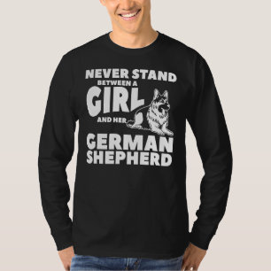 T-shirt Ne Restez Jamais Entre Une Fille Et Son Berger All