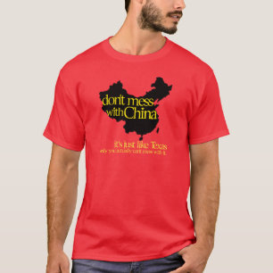 T-shirt Ne salissez pas avec la Chine