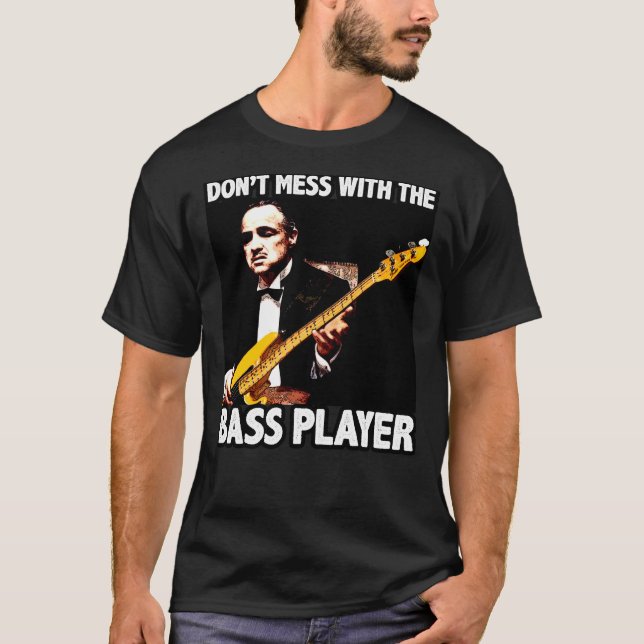 T-SHIRT NE SALISSEZ PAS AVEC LE BASSISTE (Devant)