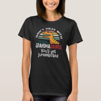 T-shirt ne salissez pas avec le grandmasaurus que vous