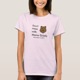 T-shirt Ne salissez pas avec le tee - shirt de maman