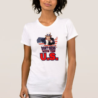 T-shirt Ne salissez pas avec les États-Unis