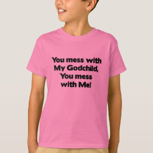 T-shirt Ne salissez pas avec mon filleul