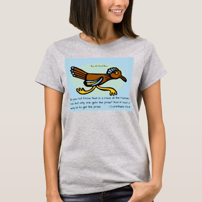 T-shirt Ne savez-vous pas que dans une course tous les cou (Devant)