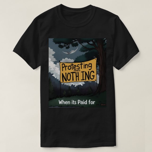 T-shirt Ne signifie rien (noth ing!) n ° 6  (Design devant)