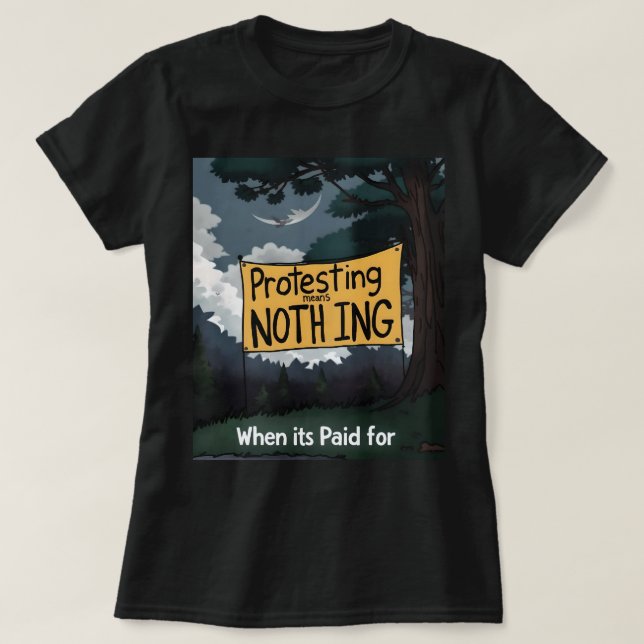 T-shirt Ne signifie rien (noth ing!) n° 6  (Design devant)