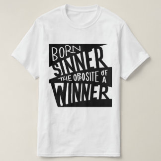 T-shirt Né Sinner Noir/Blanc Hip hop