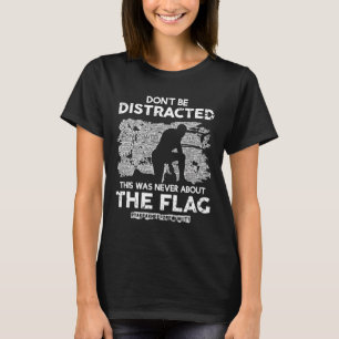 T-shirt Ne sois pas distrait ! Prenez Un Genou Pour L'Égal
