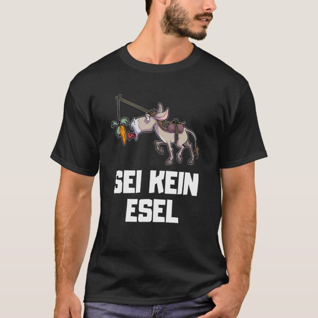 T-shirt Ne sois pas un âne finance stock échange tra (Devant)