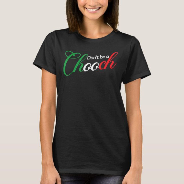 T-shirt Ne sois pas un chic paresseux italien paresseux (Devant)