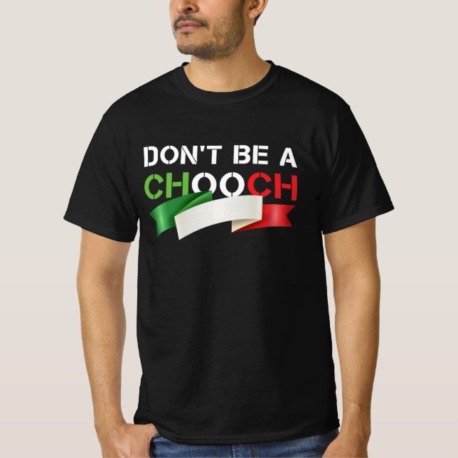 T-shirt Ne sois pas un choix drôle d'argot italien (Devant)