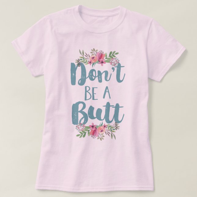 T-shirt Ne Sois Pas Un Mufle (Design devant)