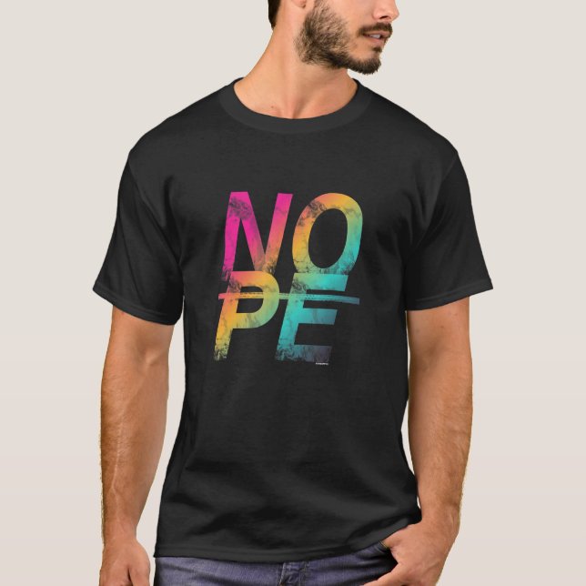 T-shirt Ne sois pas une personne du Oui, dis simplement no (Devant)