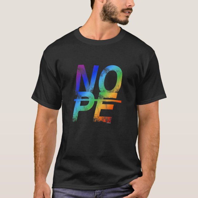 T-shirt Ne sois pas une personne du Oui, dis simplement no (Devant)