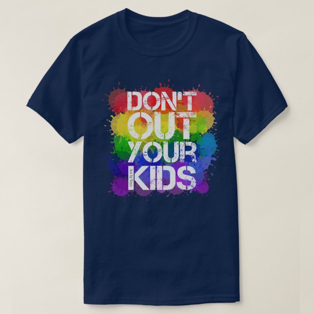 T-shirt Ne sors pas tes enfants (Design devant)