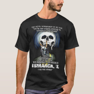 T-shirt Ne sous-estimez jamais BISMARCK IL Man