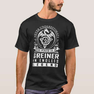 T-shirt Ne sous-estimez jamais GREINER