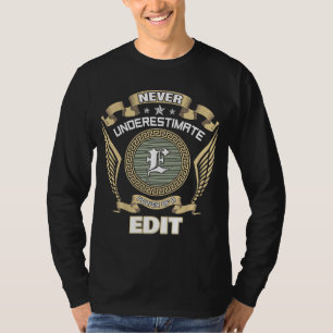 T-shirt Ne sous-estimez jamais le pouvoir d'un E_