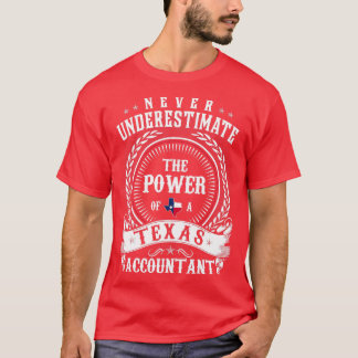 T-shirt Ne sous-estimez jamais le pouvoir d'un Texas ACCOU