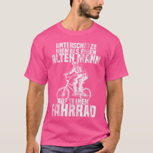 T-shirt Ne Sous-Estimez Jamais Le Vieux Homme Sur Le Squel