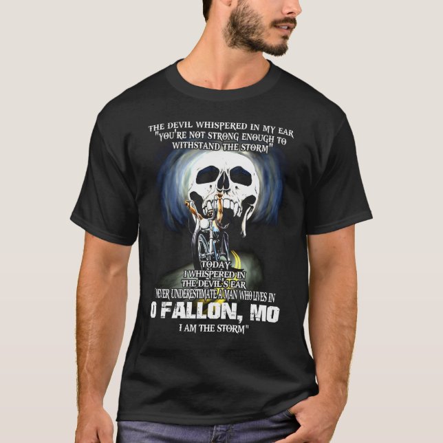 T-shirt Ne sous-estimez jamais O FALLON MO Man (Devant)