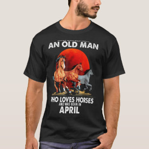 T-shirt Ne sous-estimez jamais un vieil homme qui aime les