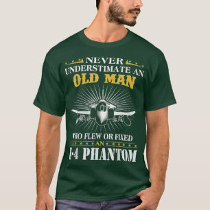 T-shirt Ne Sous-Estimez Jamais Un Vieux Homme Qui A Volé 
