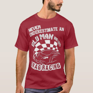 T-shirt Ne Sous-Estimez Jamais Un Vieux Homme Qui Aime Le 
