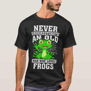 T-shirt Ne Sous-Estimez Jamais Un Vieux Homme Qui Aime Les