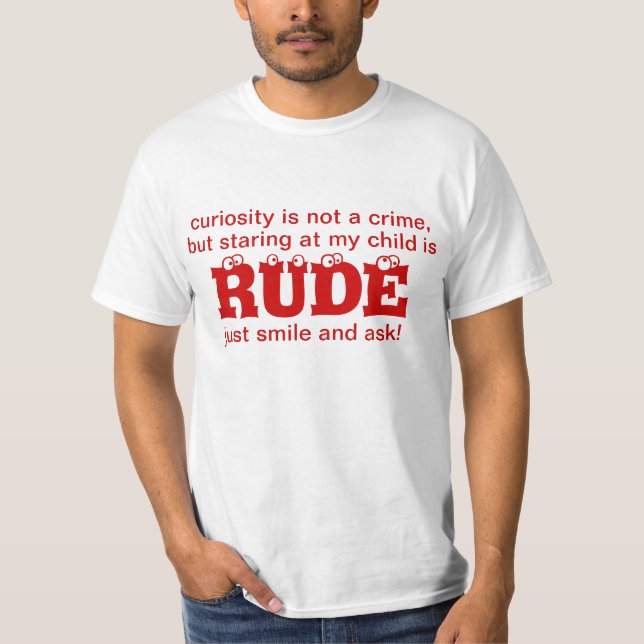 T-shirt Ne soyez pas chemise grossière (Devant)