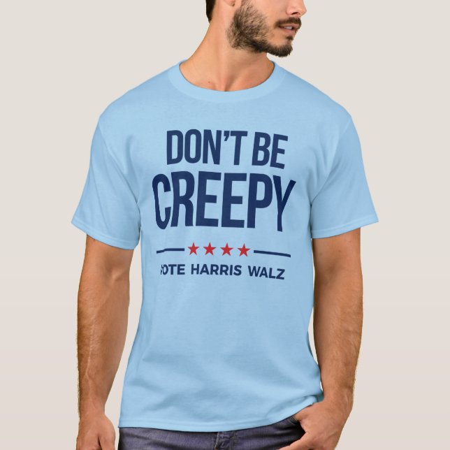 T-shirt NE SOYEZ PAS DÉPLAISANT - Vote Harris Walz (Devant)