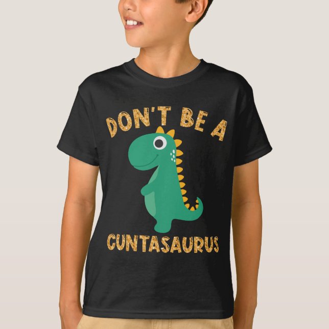T-shirt Ne soyez pas un Dinosaure Dinosaure Dinosaure Sarc (Devant)