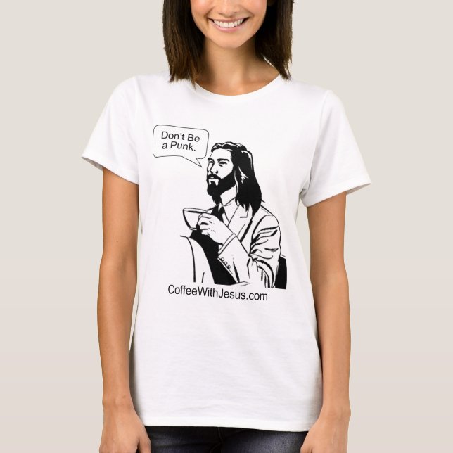 T-shirt Ne soyez pas un punk (Devant)